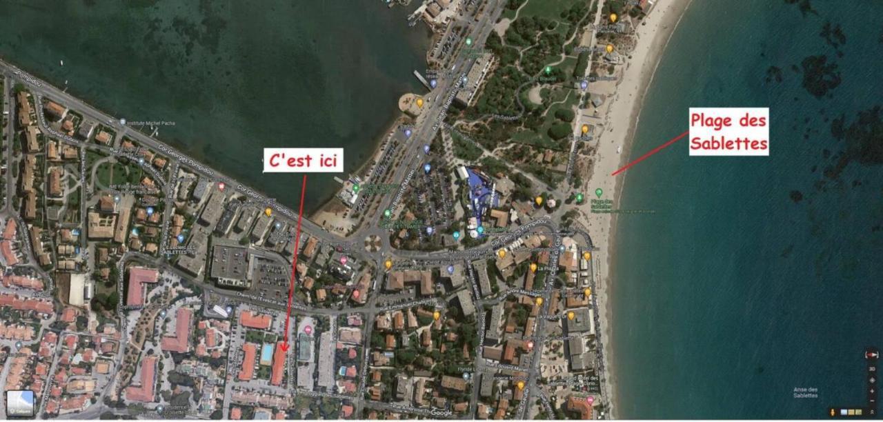 Charmant Appart. 500M Plages Des Sablettes La Seyne-sur-Mer Exteriér fotografie